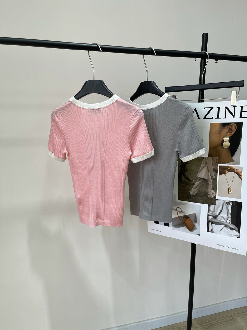 CHANEL SHORT-SLEEVE KNIT SWEATER 259270
