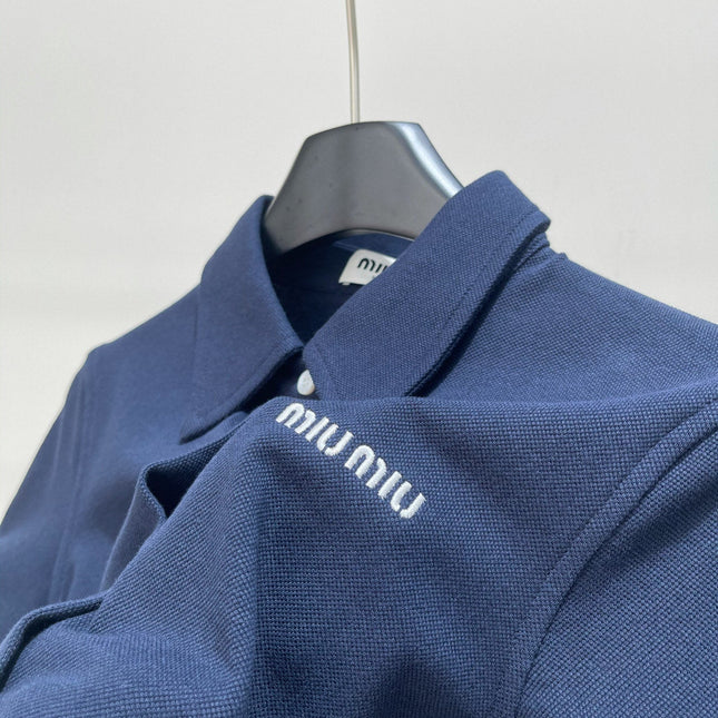 MIUMIU SHORT SLEEVE POLO SHIRT 273028