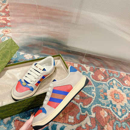 GUCCI 26S SCREENER SNEAKER IN MULTICOLOR LEATHER