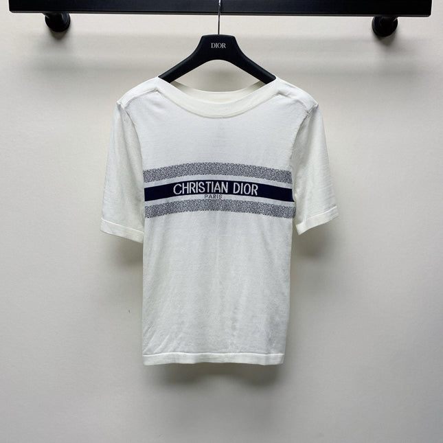 DIOR CREW NECK KNIT SWEATER 268137