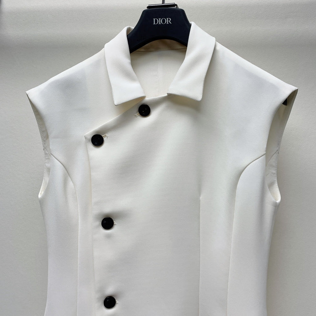 DIOR SLEEVELESS LONG POLO DRESS 275159