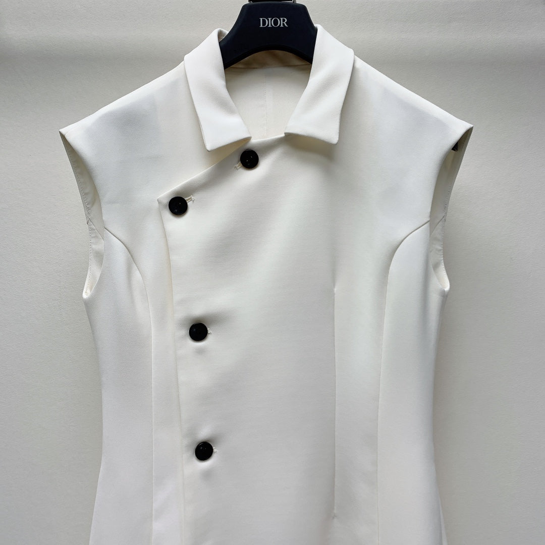 DIOR SLEEVELESS LONG POLO DRESS 275159