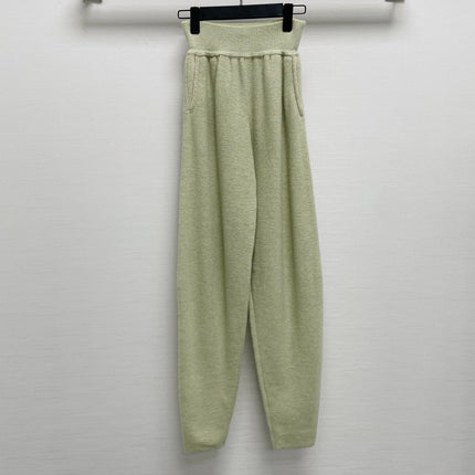 LORO PIANA 26S WIDE-LEG KNIT PANTS 855