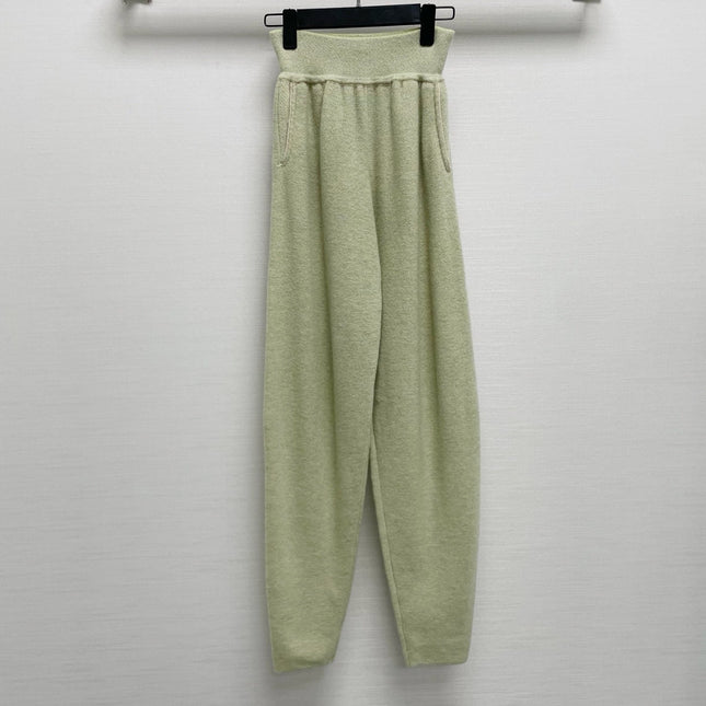 LORO PIANA 26S WIDE-LEG KNIT PANTS 855