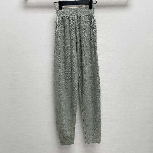 LORO PIANA 26S WIDE-LEG KNIT PANTS 856