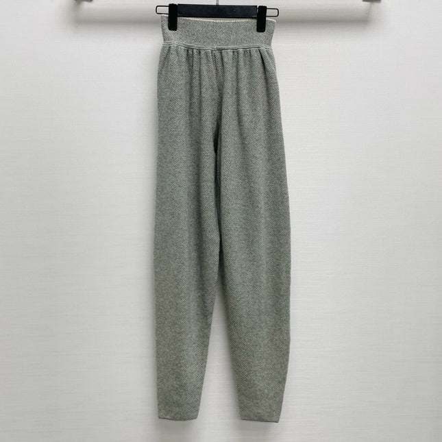 LORO PIANA 26S WIDE-LEG KNIT PANTS 856