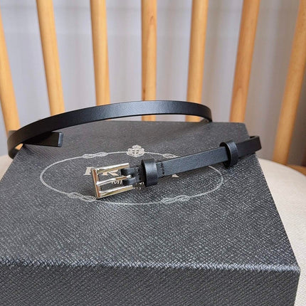 PRADA 26S BELT 10 MM IN BLACK CALFSKIN 661496