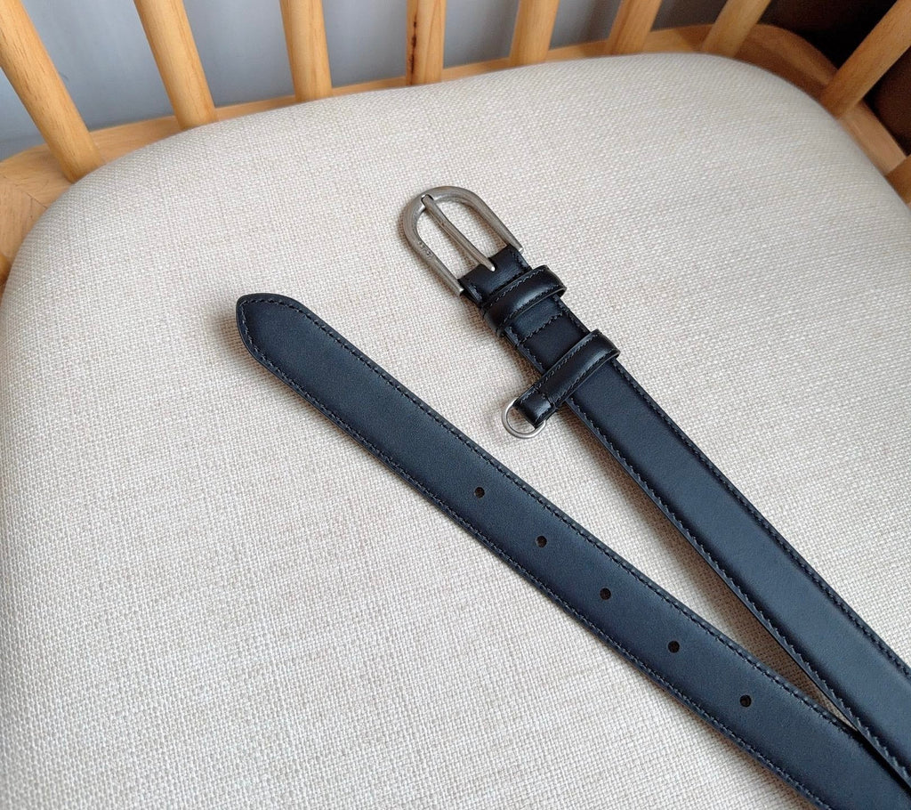 PRADA 26S BELT 25 MM IN BLACK CALFSKIN 658537