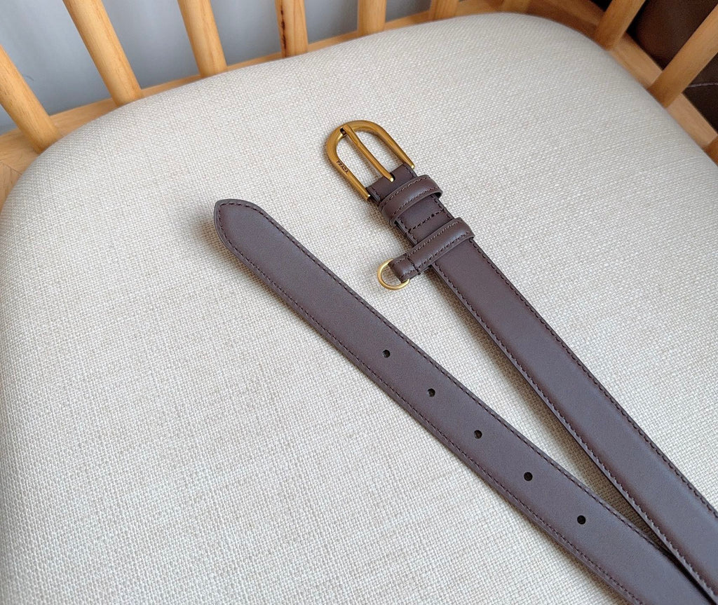 PRADA 26S BELT 25 MM IN BROWN CALFSKIN 658540