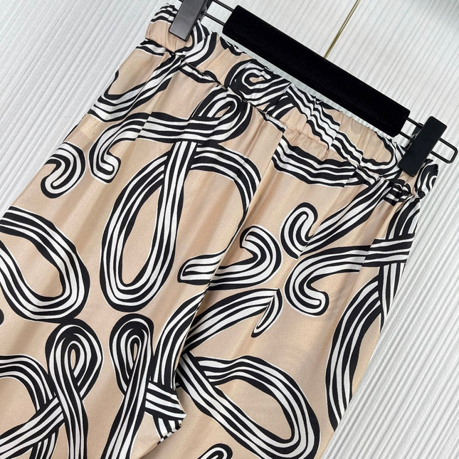 LOEWE 26S LONG SILK PANTS 509