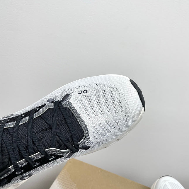 LOEWE 26S CLOUDTILT SNEAKER IN BLACK IVORY RECYCLED POLYESTER