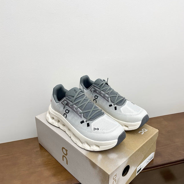 LOEWE 26S CLOUDTILT SNEAKER IN LIGHT GREY RECYCLED POLYESTER