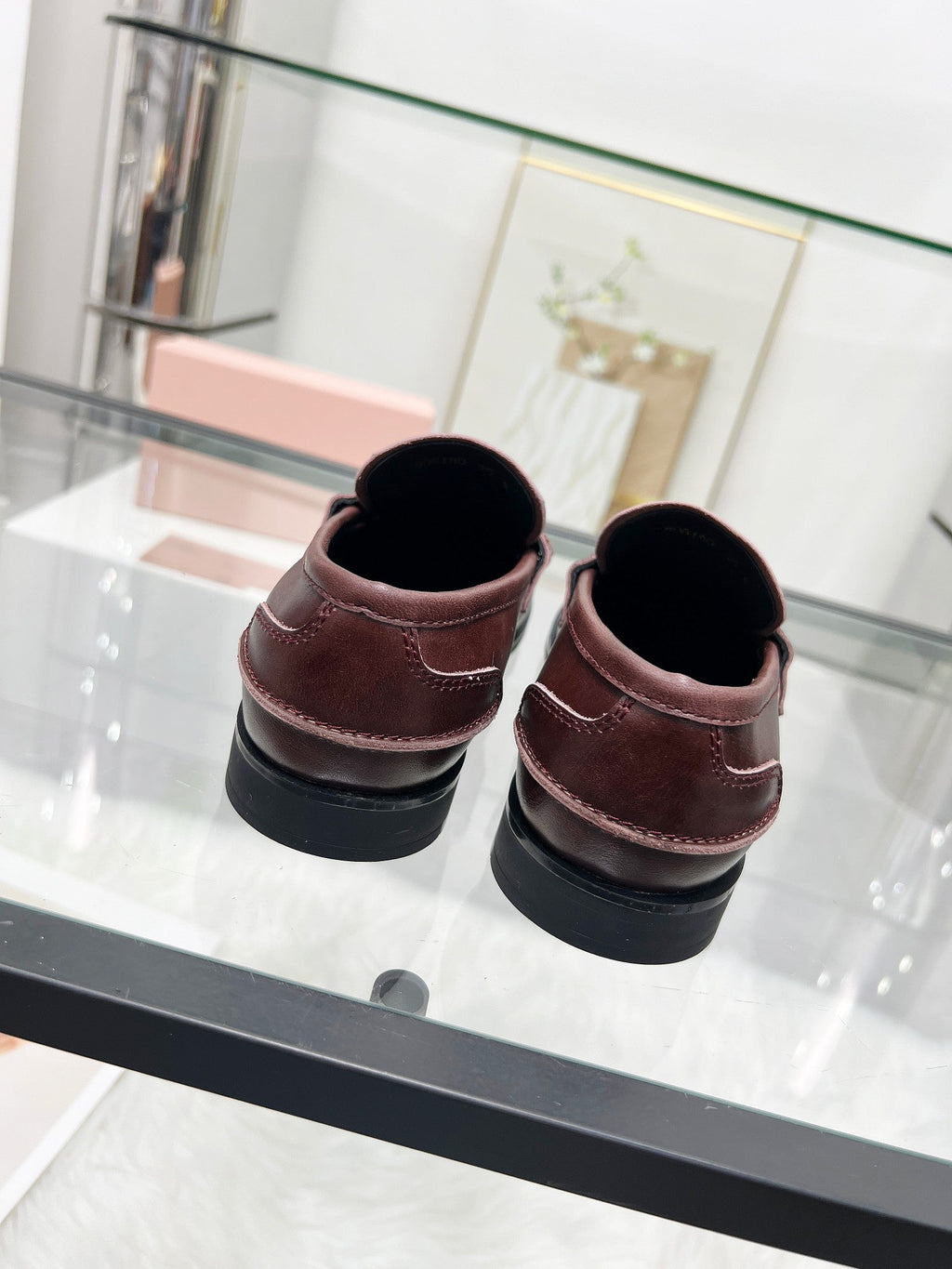 PENNY LOAFERS IN DARK BROWN CALFSKIN