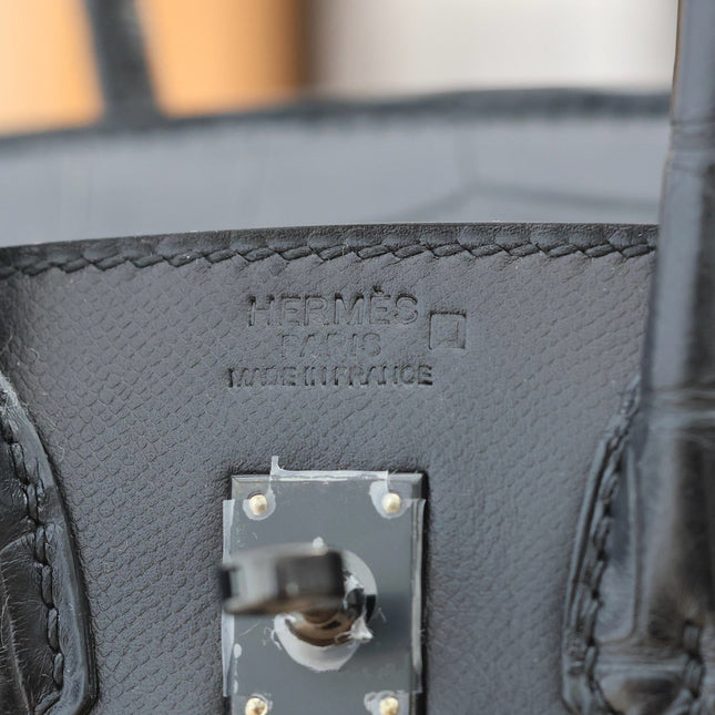 BIRKIN FAUBOURG TOUCH 20 IN BLACK CALFSKIN WITH SILVER HARDWARE