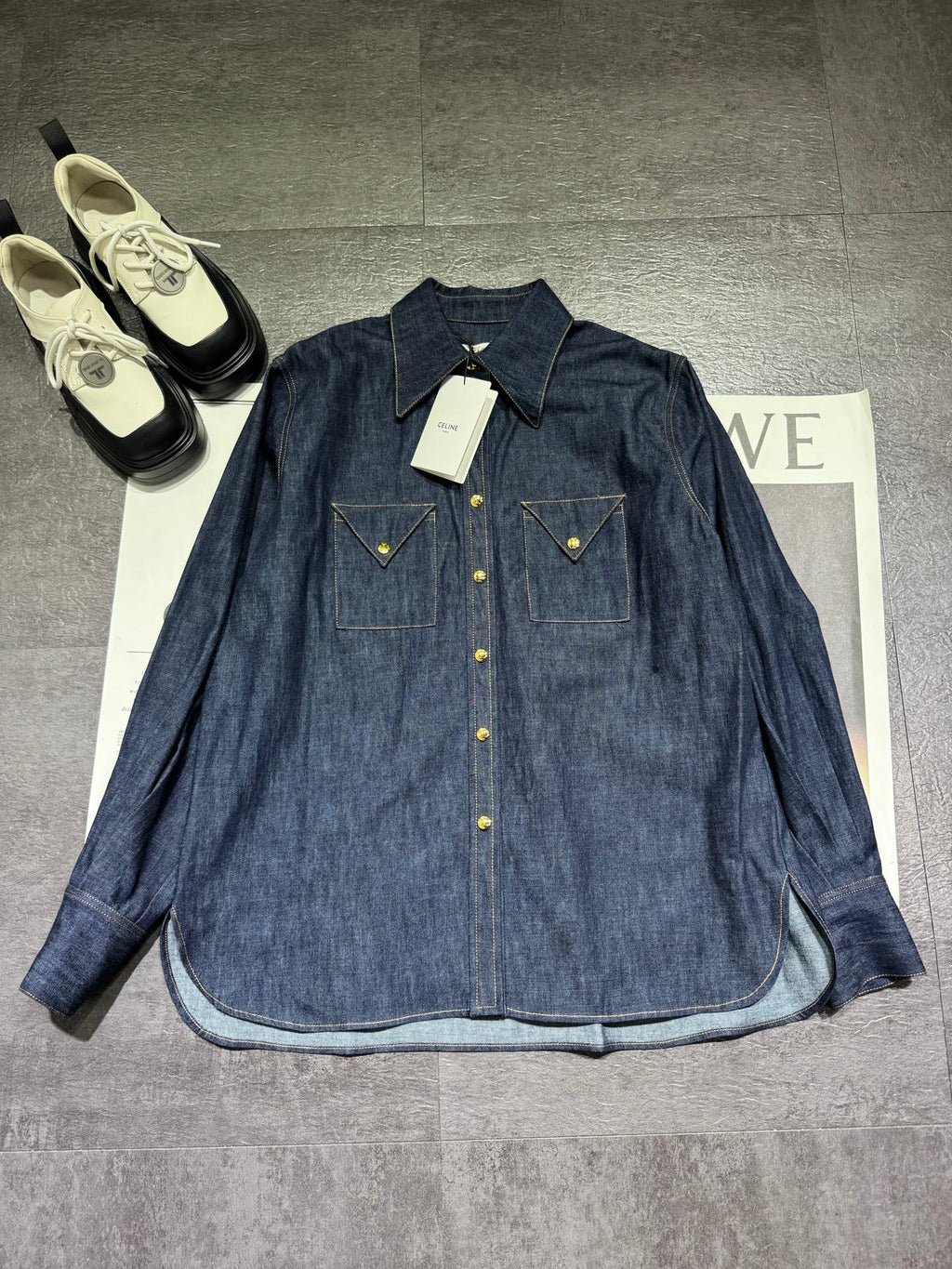 CELINE 26S DENIM SHIRT 382