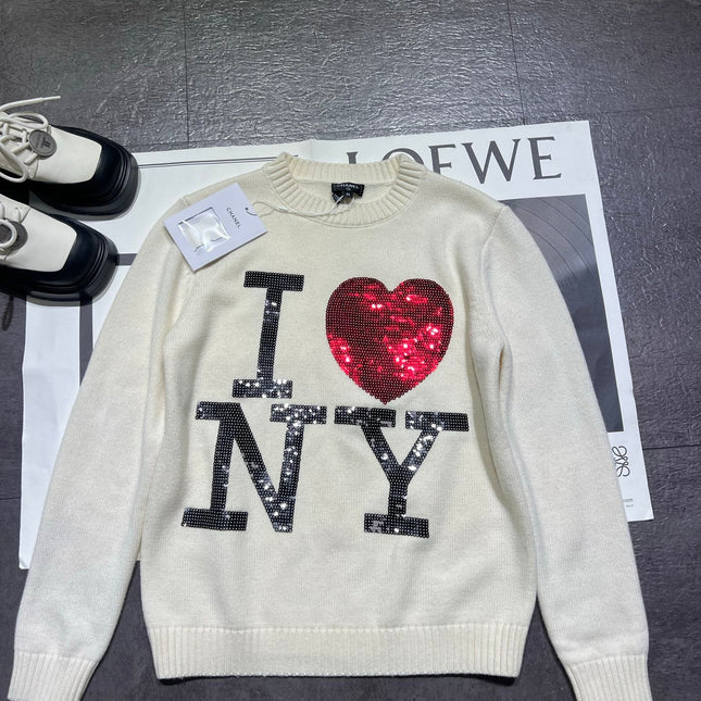 CHANEL 26S BEADED SWEATER 695