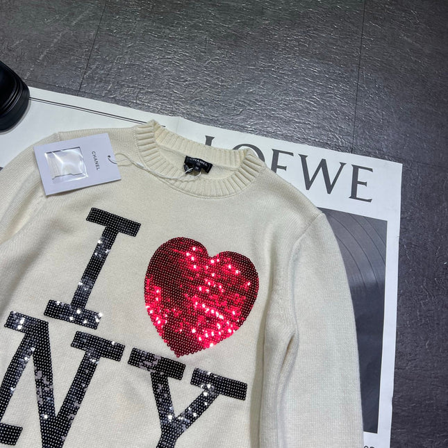 CHANEL 26S BEADED SWEATER 695