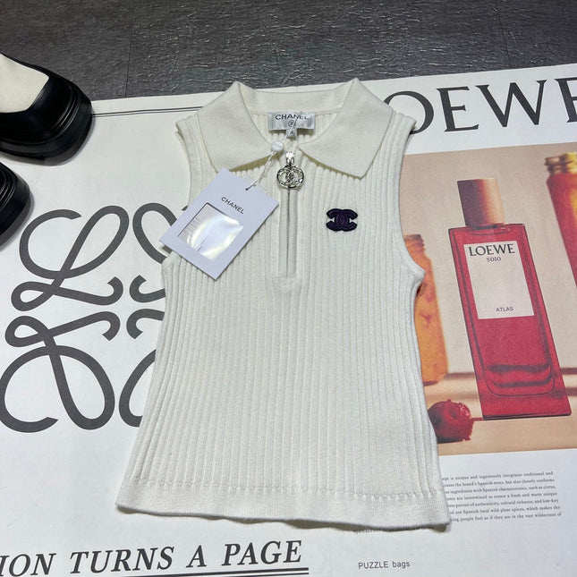 CHANEL 26S KNIT TANK TOP STYLE 1097
