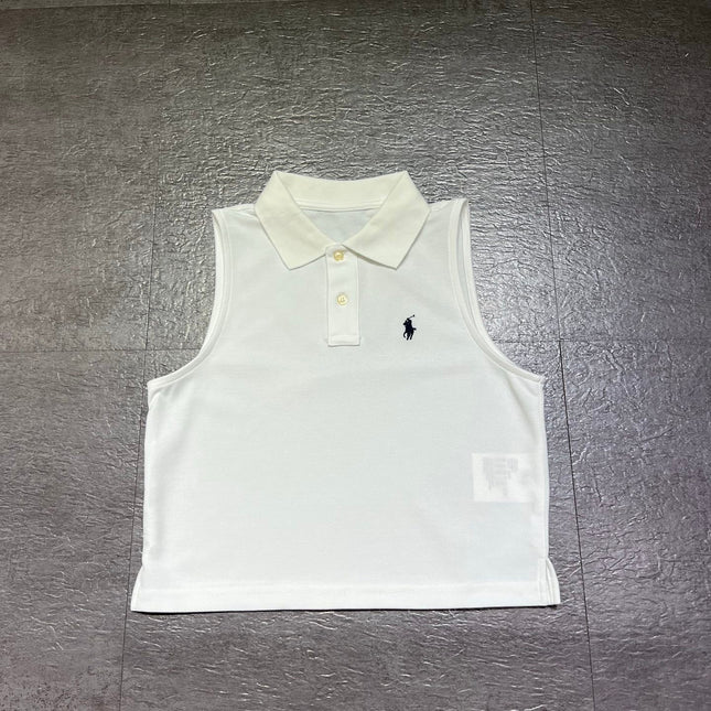RALPH LAUREN 26S SLEEVELESS POLO TOP 475