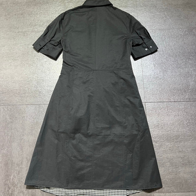 LOEWE 26S SHORT-SLEEVE COLLARED DRESS 592