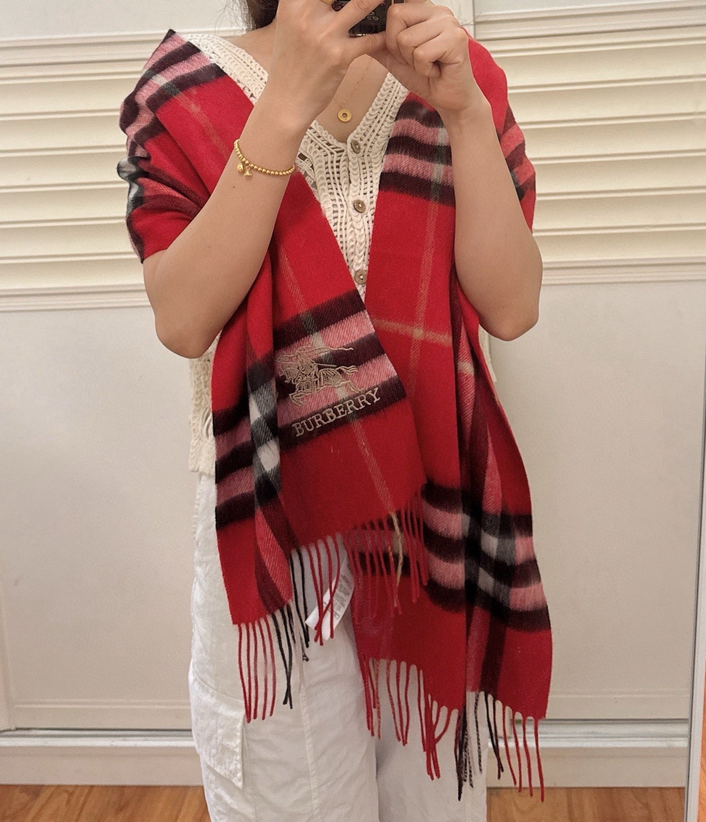 BURBERRY 26S SCARF 180CM IN CASHMERE 171839
