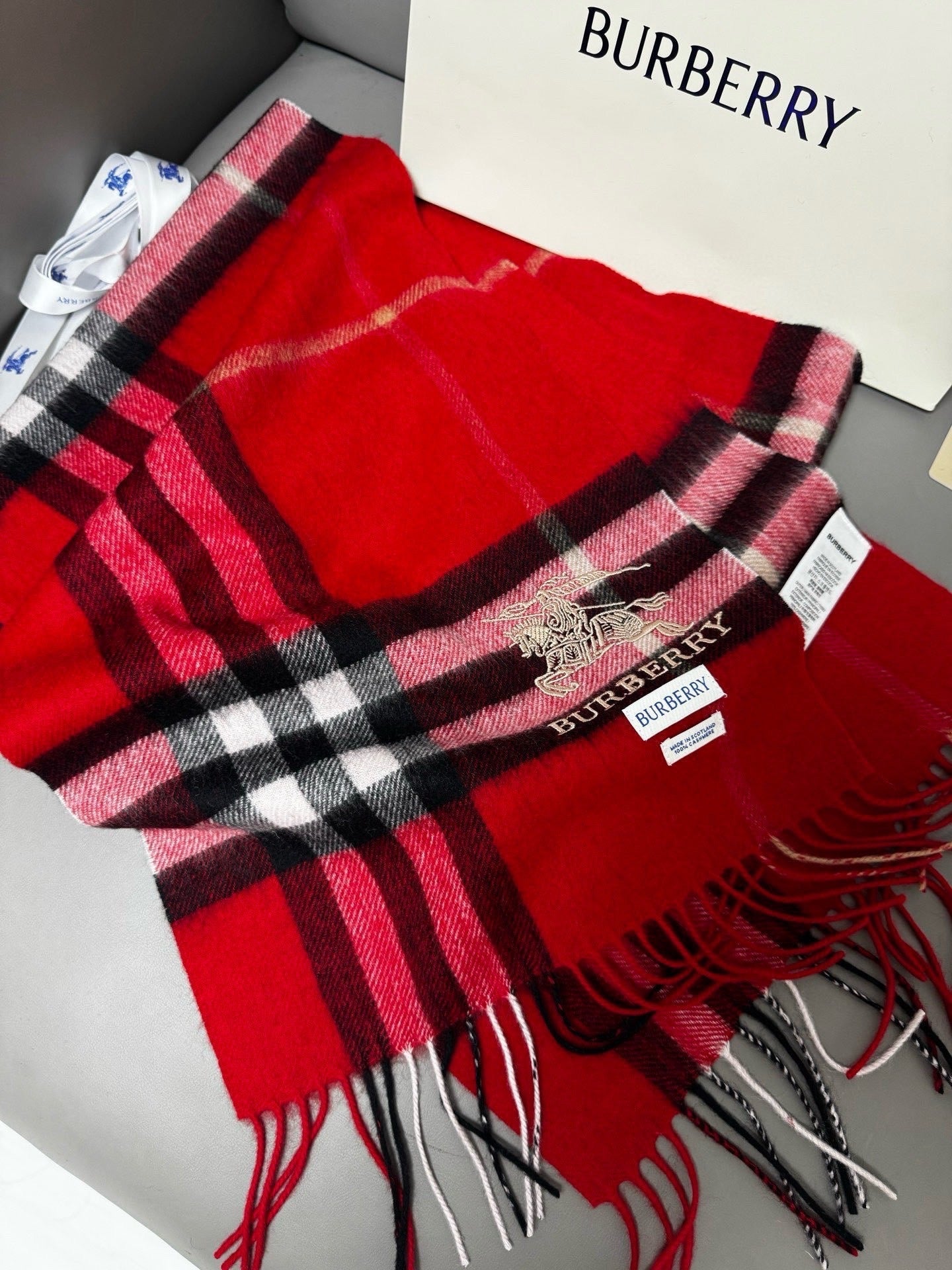 BURBERRY 26S SCARF 180CM IN CASHMERE 171839