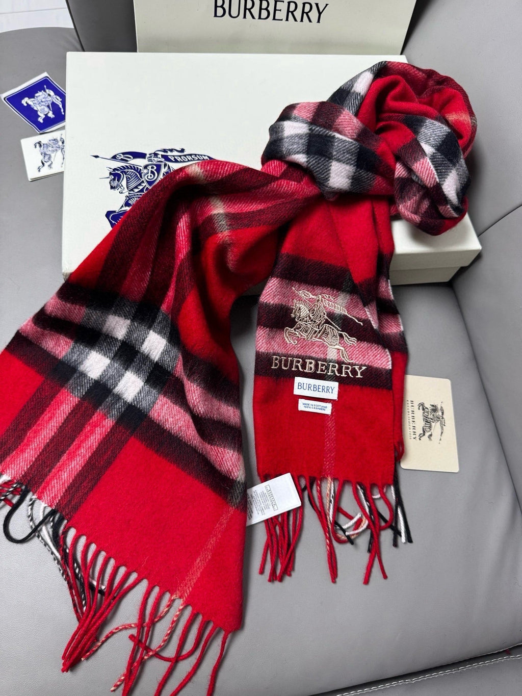 BURBERRY 26S SCARF 180CM IN CASHMERE 171839