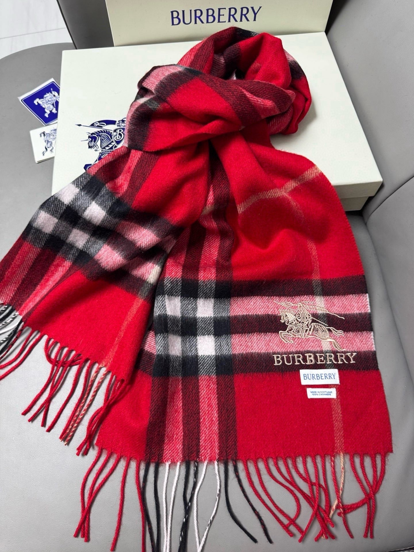BURBERRY 26S SCARF 180CM IN CASHMERE 171839