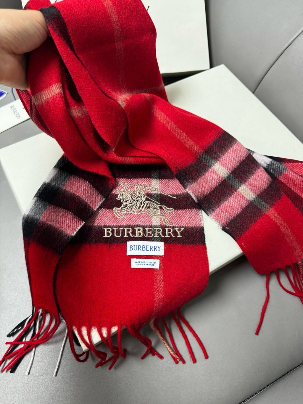 BURBERRY 26S SCARF 180CM IN CASHMERE 171839