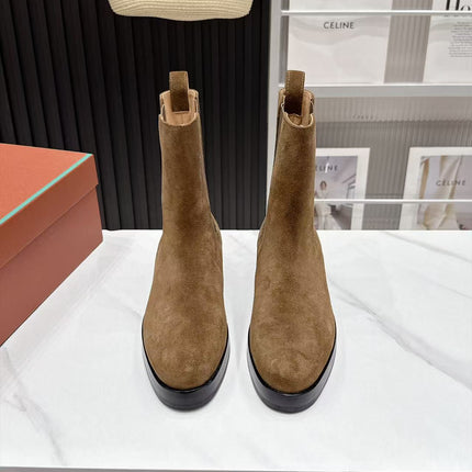 LP 26S CHELSEA BOOTS IN BROWN SUEDE