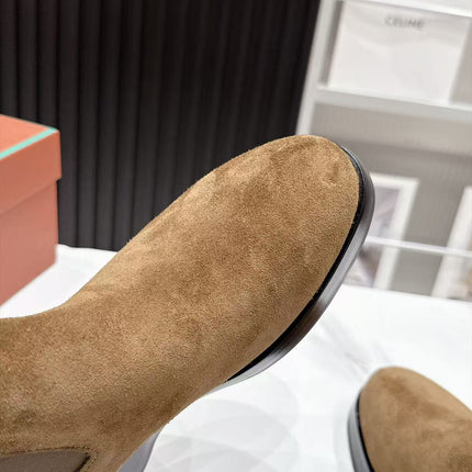 LP 26S CHELSEA BOOTS IN BROWN SUEDE