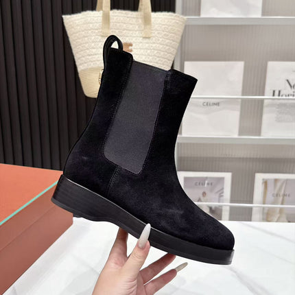 LP 26S CHELSEA BOOTS IN BLACK SUEDE