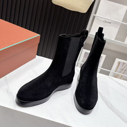 LP 26S CHELSEA BOOTS IN BLACK SUEDE