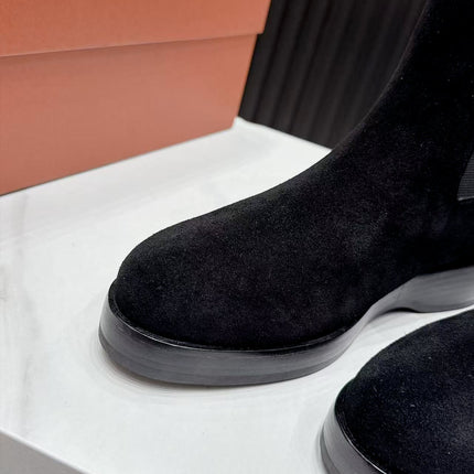 LP 26S CHELSEA BOOTS IN BLACK SUEDE