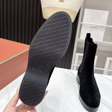 LP 26S CHELSEA BOOTS IN BLACK SUEDE