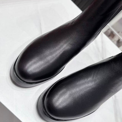 LP 26S CHELSEA BOOTS IN BLACK CALFSKIN