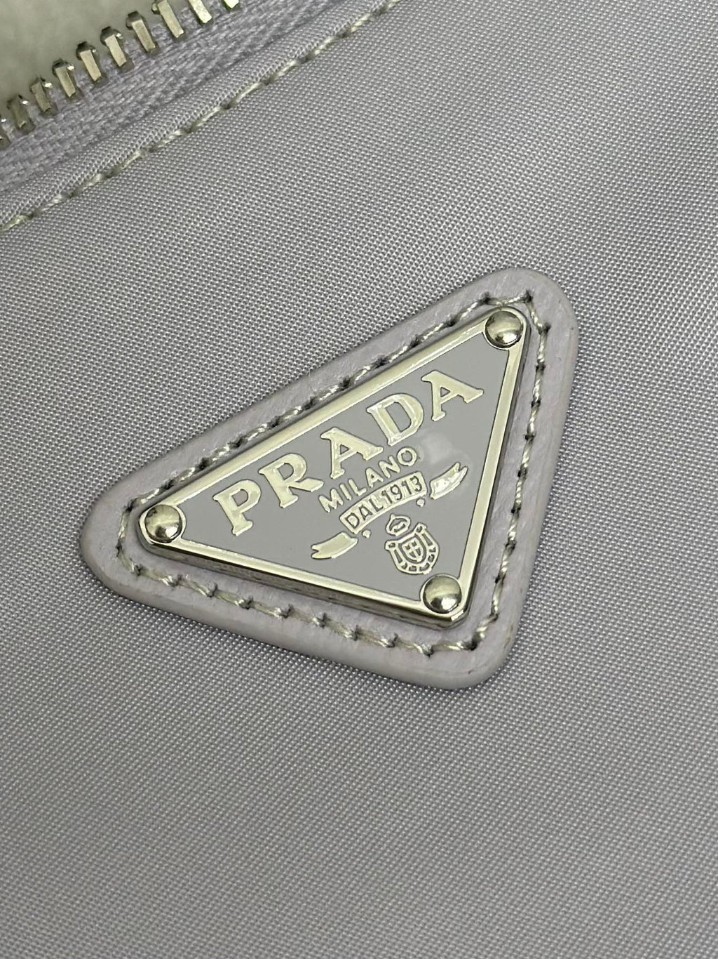 PRADA 26S SHOULDER BAG 23 IN PURPLE FABRIC