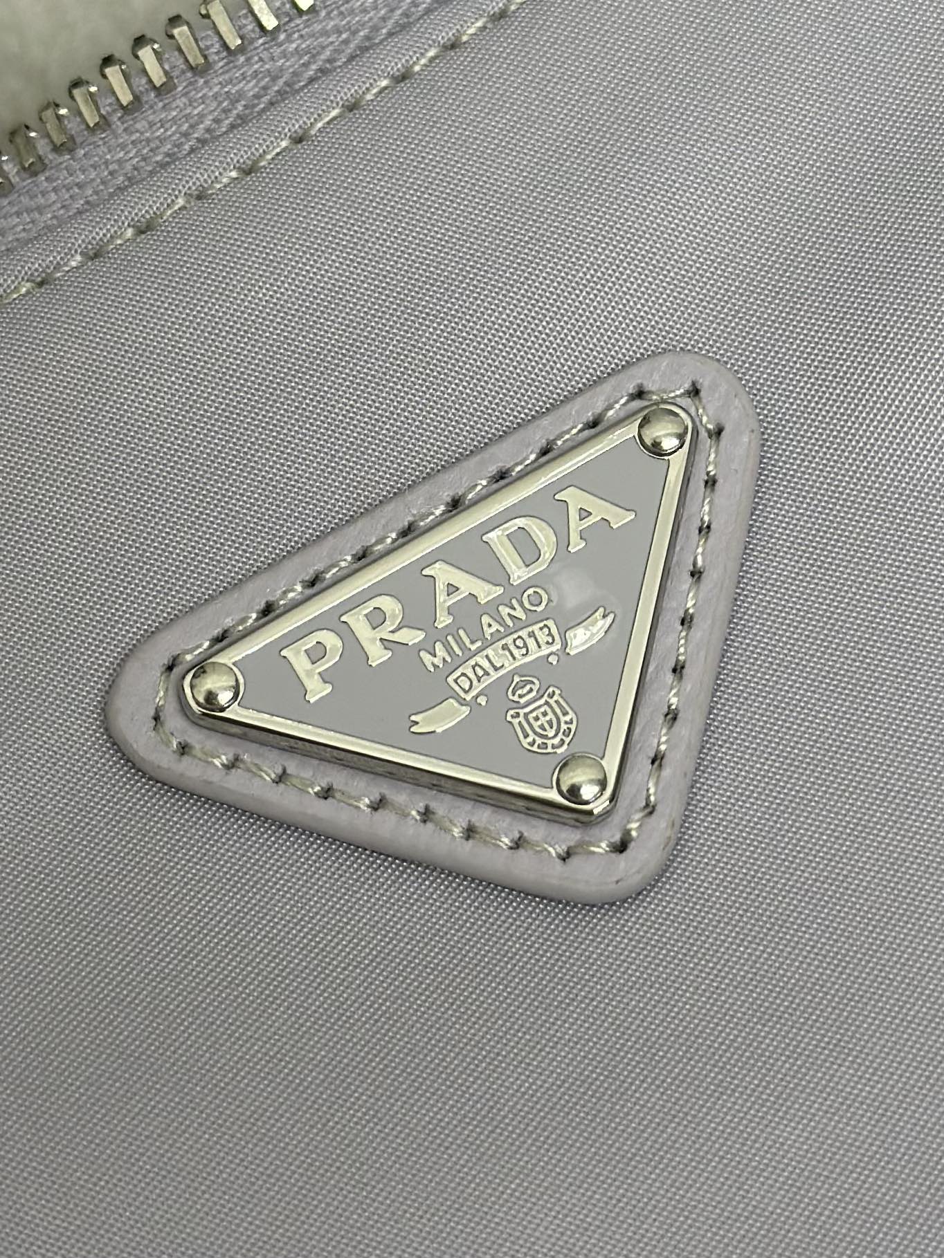 PRADA 26S SHOULDER BAG 23 IN PURPLE FABRIC