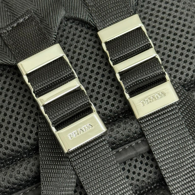 PRADA BACKPACK 43CM IN BLACK RE-NYLON