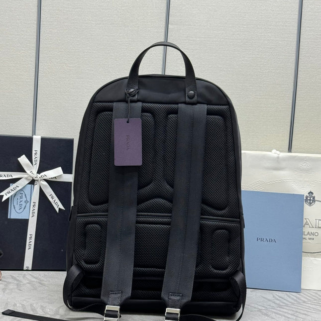 PRADA BACKPACK 43CM IN BLACK RE-NYLON