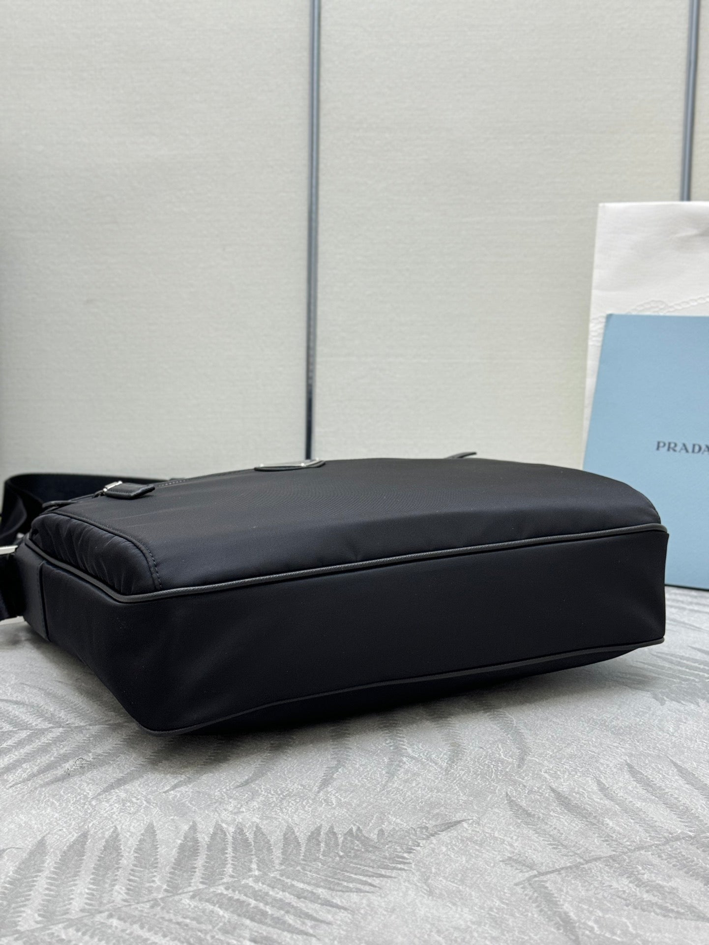PRADA 26S HANDBAG 31 IN BLACK FABRIC