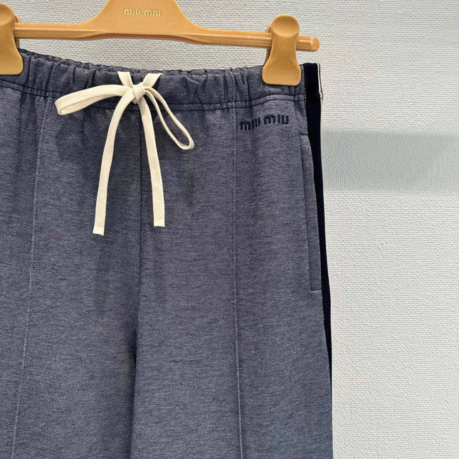 MIUMIU STRAIGHT-LEG PANTS STYLE 556