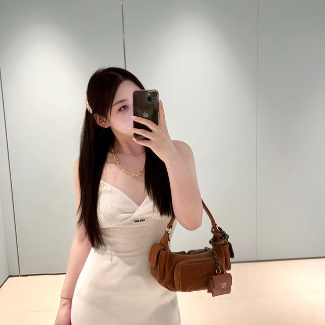 MIUMIU 26S KNIT SLIP DRESS 947