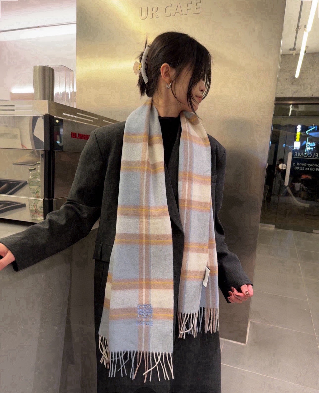 LOEWE 26S SCARF 180 IN CASHMERE 483537