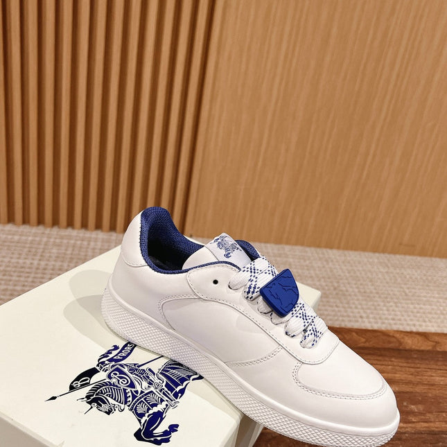 BURBERRY 26S SNEAKERS IN WHITE CALFSKIN