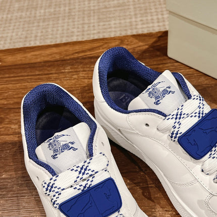 BURBERRY 26S SNEAKERS IN WHITE CALFSKIN
