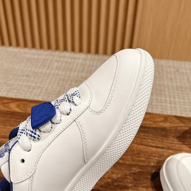 BURBERRY 26S SNEAKERS IN WHITE CALFSKIN