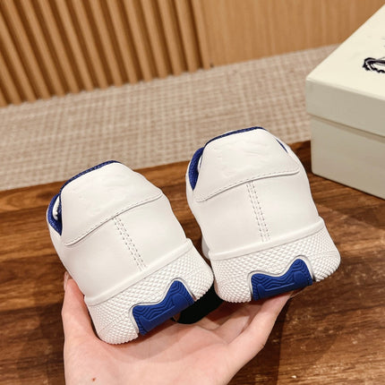 BURBERRY 26S SNEAKERS IN WHITE CALFSKIN