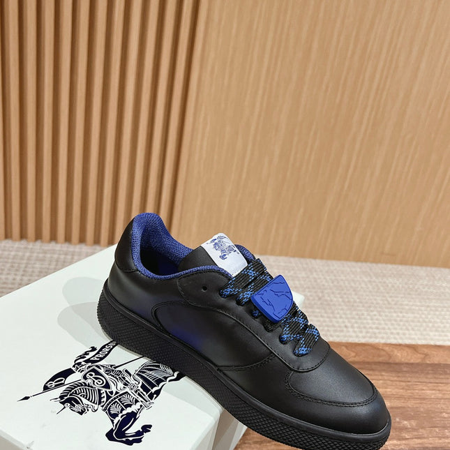 BURBERRY 26S SNEAKERS IN BLACK CALFSKIN