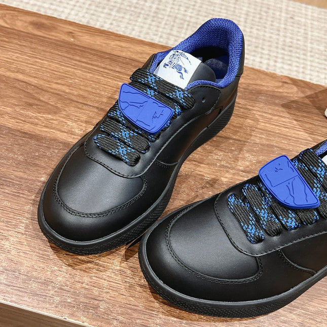 BURBERRY 26S SNEAKERS IN BLACK CALFSKIN